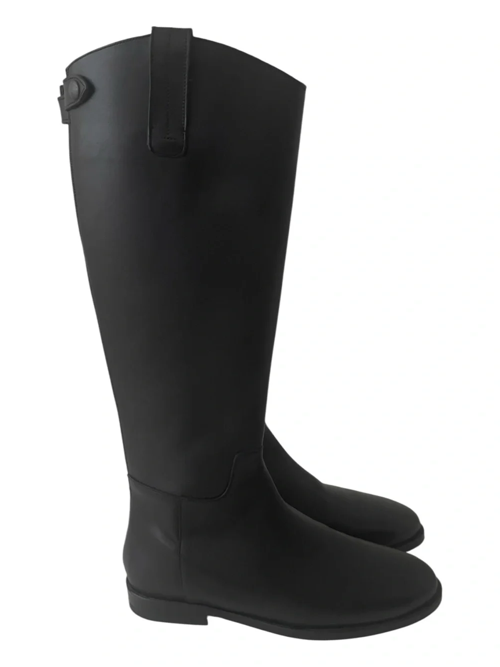Colisee Paris Black Tall Leather Riding Size 35 EU